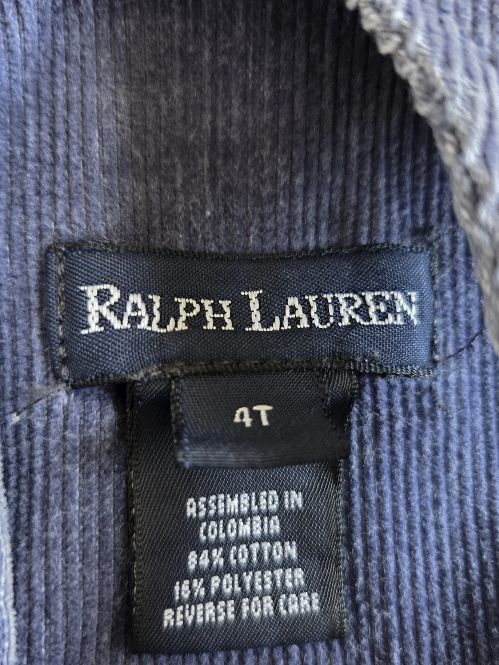 Ralph Lauren | Girl's Corduroy Jumper Dress | 4 yrs